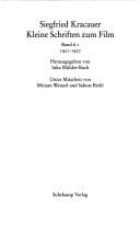 Kleine Schriften zum Film