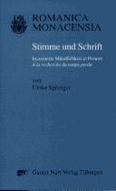 Stimme und Schrift