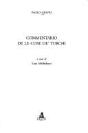 Commentario de le cose de' turchi