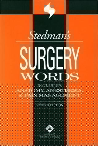 Stedman's Surgery Words