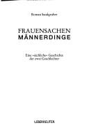 Frauensachen - Männerdinge