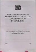 Review of intelligence of weapons of mass destruction