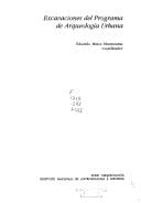 Excavaciones del Programa de Arqueología Urbana