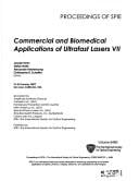 Commercial and biomedical applications of ultrafast lasers VII