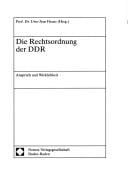 Die Rechtsordnung der DDR