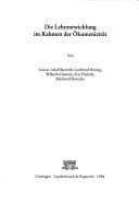 Die Lehrentwicklung im Rahmen der ©kumenizit©Þt