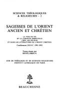 Sagesses de l'orient ancien et chret́ien
