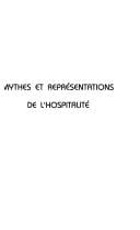 Mythes et repr©♭sentations de l'hospitalit©♭