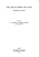 The uses of Greek and Latin