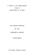 The English Baptists of the eighteenth century