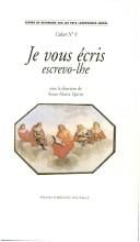 Je vous écris =