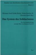 Das System des Solidarismus