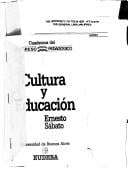 Cultura y educación