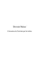 Devenir Balzac