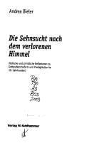 Die Sehnsucht nach dem verlorenen Himmel: j udische und christliche Reflexionen zu Gottesdienstreform und Predigtkultur im 19. Jahrhundert