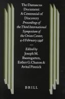 The Damascus document