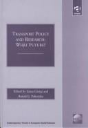 Transport policy and research