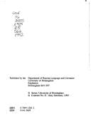 Plays for the period of stagnation