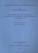 Dante's poetry of the Donati