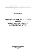 Les éléments architecturaux dans la peinture campanienne du quatrième style