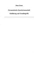 Germanistische Sprachwissenschaft