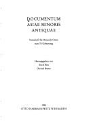 Documentum Asiae Minoris antiquae