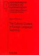 The cultural context in foreign language teaching