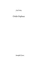 Ovids Orpheus
