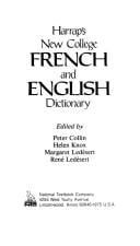 Harrap's new collegiate French and English dictionary