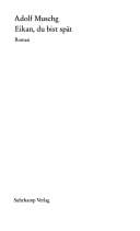 Eikan, du bist sp at: Roman