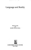 Language and Reality