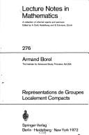 Représentations de groupes localement compacts