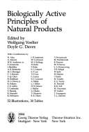 Biologically active principles of natural products
