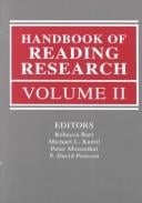 Handbook of reading research