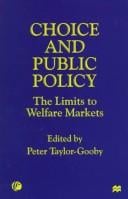 Choice and public policy