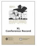 1998 IEEE/PCA Cement Industry Technical Conference : XL conference record