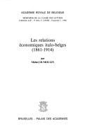 Les Relations économiques italo-belges, 1861-1914