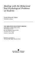 Dealing with the behavioral and psychological problems of students