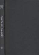 Stochastic causality