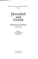 Herrschaft und Gewalt