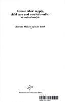 Female Labor Supply: Child Care and Marital Conflict