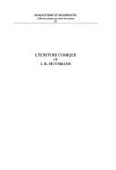 L' écriture comique de J.-K. Huysmans
