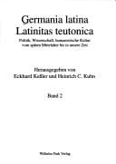 Germania latina - Latinitas teutonica