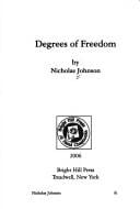 Degrees of freedom
