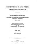 Dokumente zur Geschichte des Deutschen Reiches und seiner Verfassung, 1331-1335