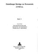 Die Gattung des Epos nach italienischen und französischen Poetiken des 16. Jahrhunderts