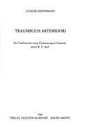 Traumbuch Artemidori