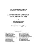A synthesis of national family policies 1995