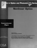 Nonlinear optics