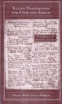 Kleine Namenkunde für Föhr und Amrum